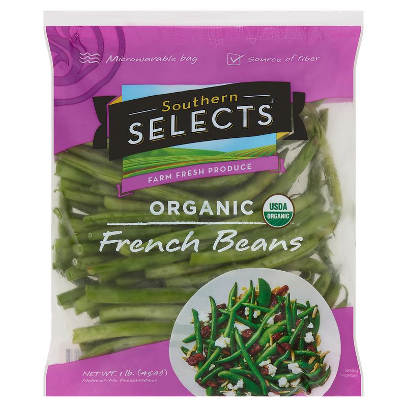 Southern Selects Organic French Beans, 1 lb bag