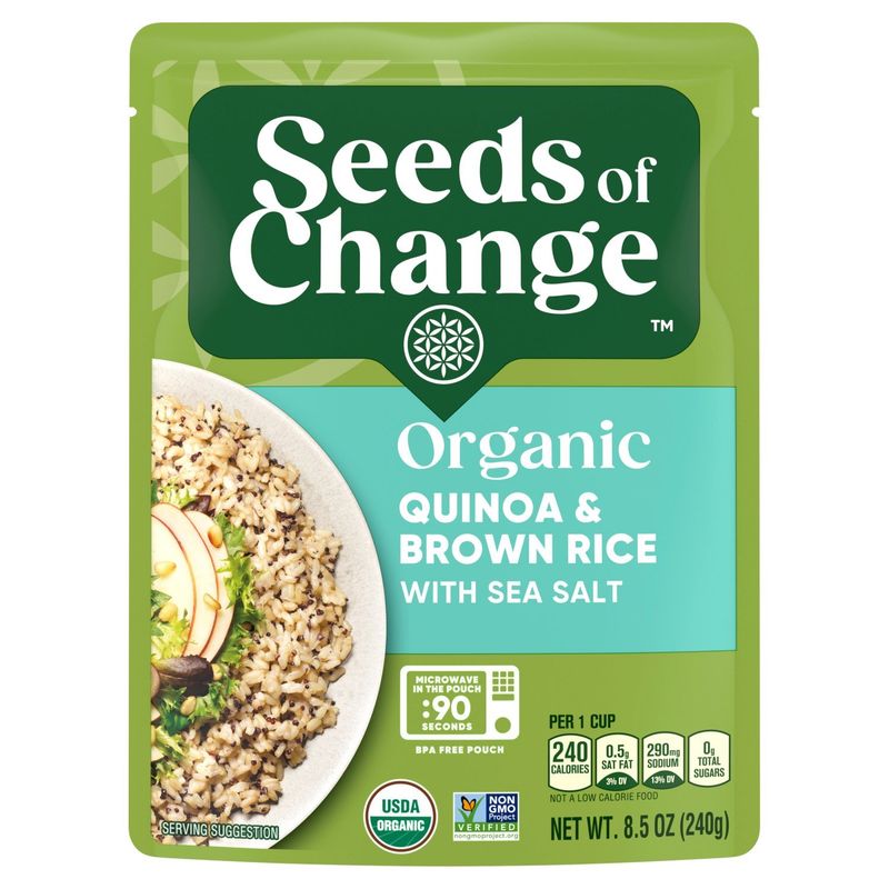 Seeds of Change Organic Quinoa &amp; Brown Rice with Sea Salt, 8.5 oz