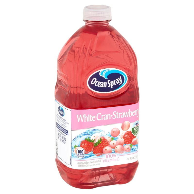 Ocean Spray White Cran-Strawberry Flavored Juice Drink, 64 fl oz