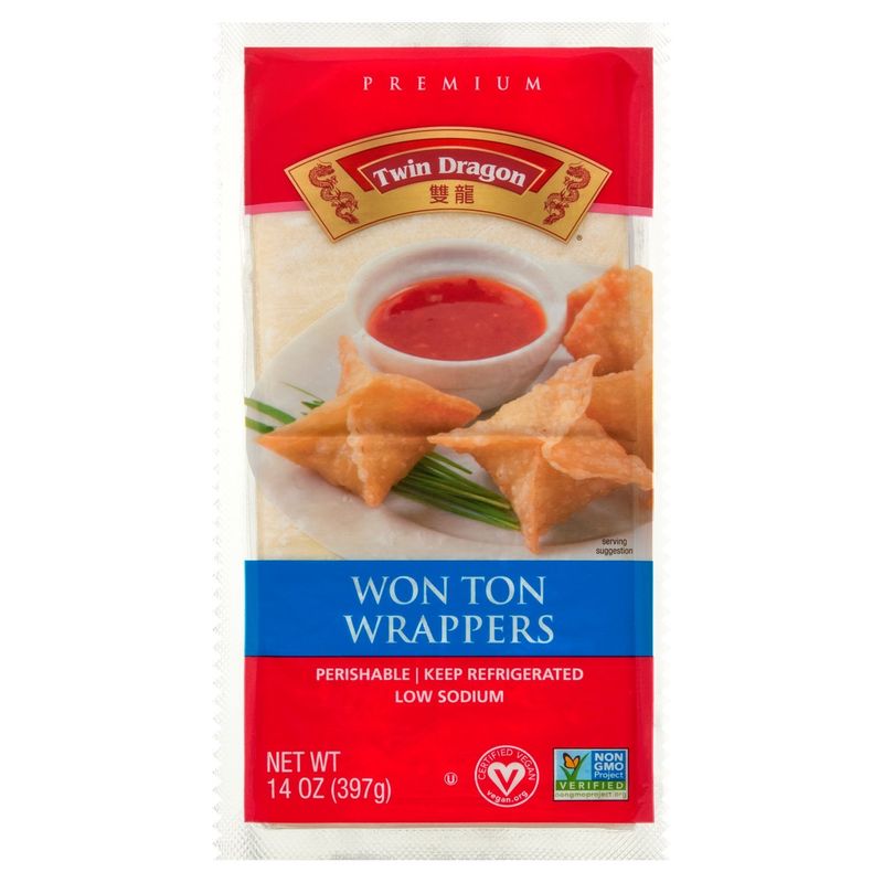 Twin Dragon Premium Won Ton Wrappers, 14 oz