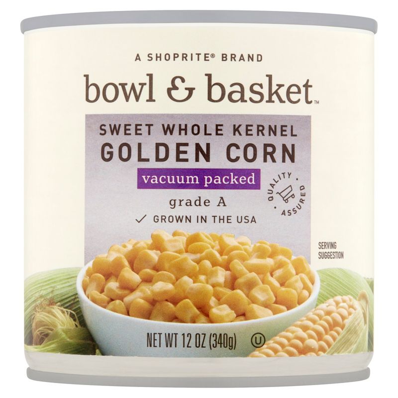 Bowl &amp; Basket Sweet Whole Kernel Golden Corn, 12 oz