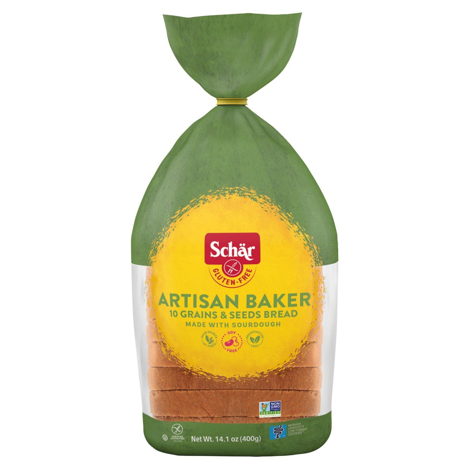 Schär Gluten-Free Artisan Baker 10 Grains &amp; Seeds Bread, 14.1 oz