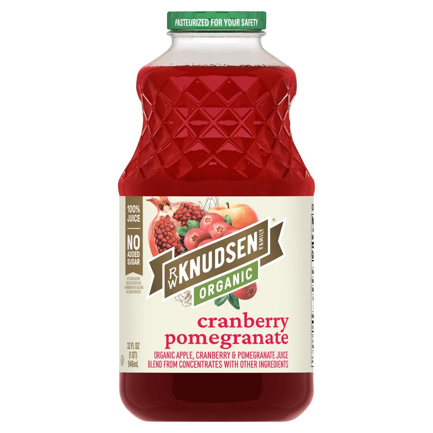 RW Knudsen Family Organic Cranberry Pomegranate Juice, 32 fl oz