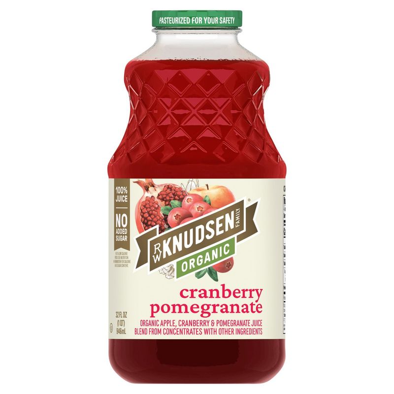 RW Knudsen Family Organic Cranberry Pomegranate Juice, 32 fl oz