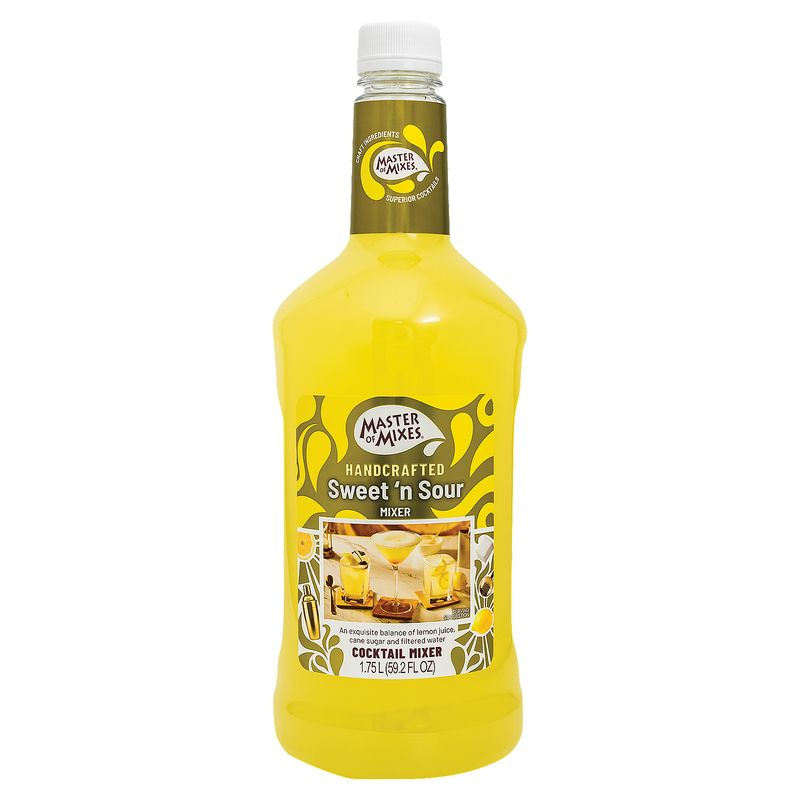 Master of Mixes Handcrafted Sweet 'n Sour Cocktail Mixer, 59.2 fl oz