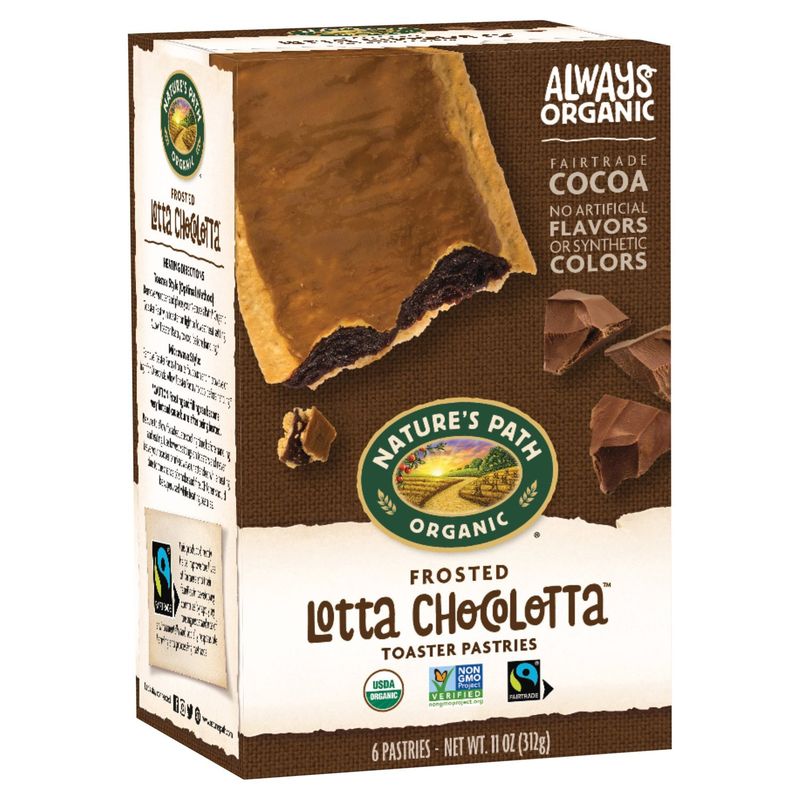 Nature's Path Lotta Chocolotta Frosted Toaster Pastries, 11 oz