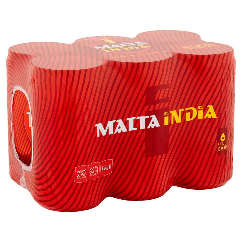 Malta India Malt Beverage, 8 fl oz, 6 count