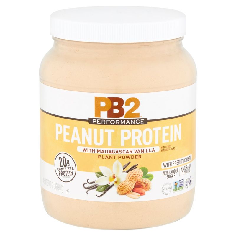 PB2 Performance Peanut Protein with Madagascar Vanilla Plant Powder, 32 oz