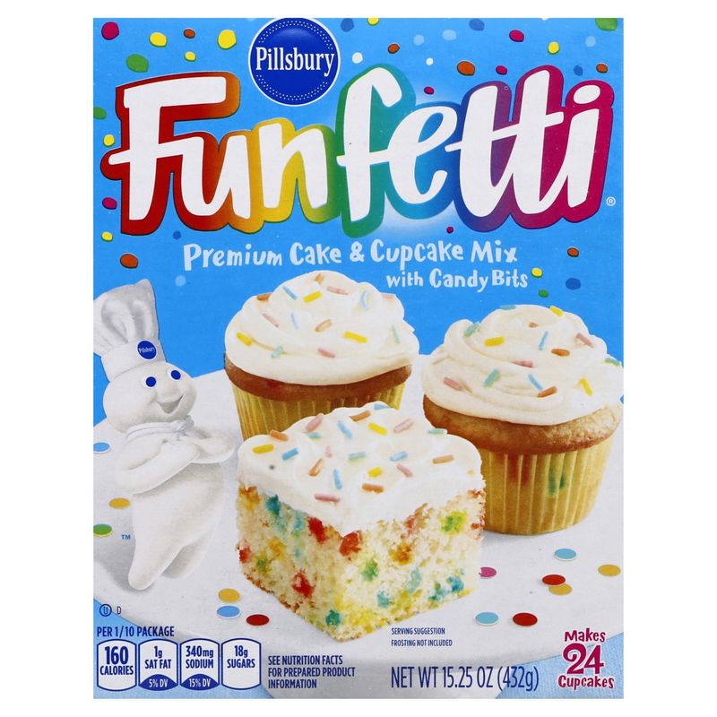 Pillsbury Funfetti Cake Mix, 15.25 oz