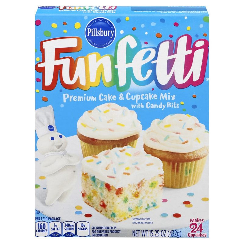 Pillsbury Funfetti Cake Mix, 15.25 oz
