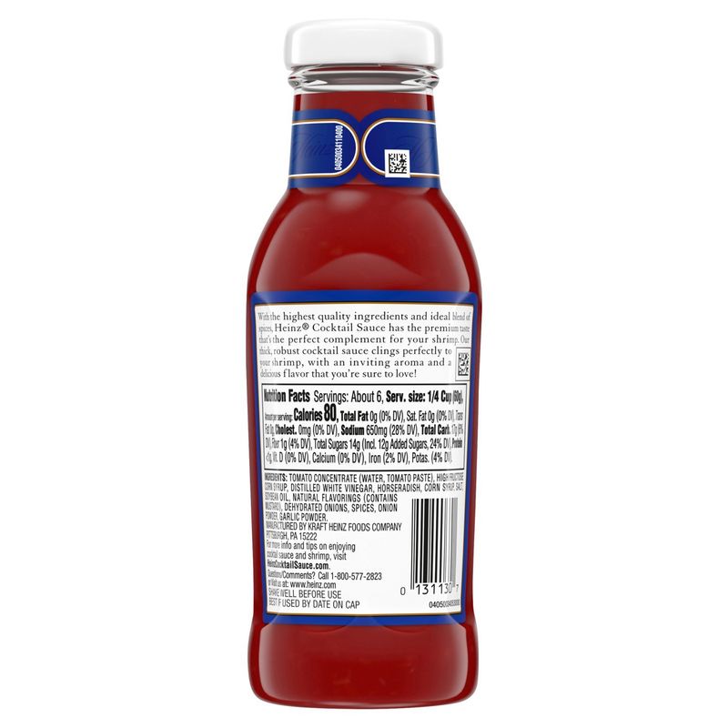 Heinz Original Cocktail Sauce, 12 oz