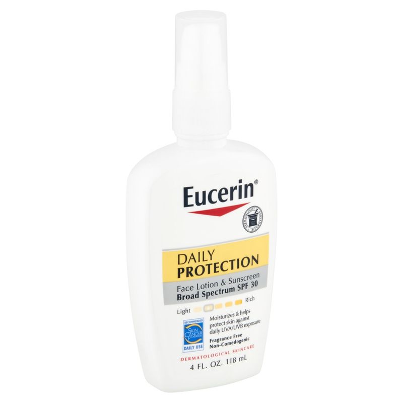 Eucerin Daily Protection Broad Spectrum Face Lotion &amp; Sunscreen, SPF 30, 4 fl oz