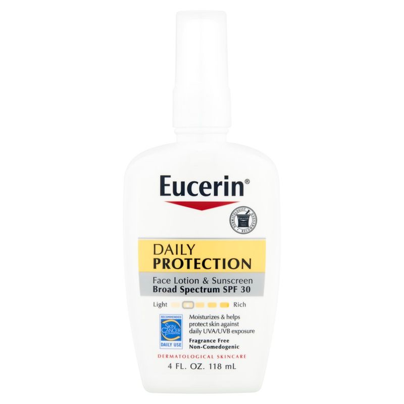 Eucerin Daily Protection Broad Spectrum Face Lotion &amp; Sunscreen, SPF 30, 4 fl oz