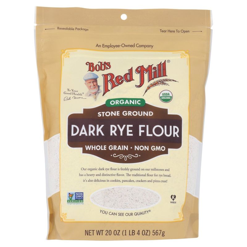 Bob's Red Mill Organic Dark Rye Flour, 20 oz