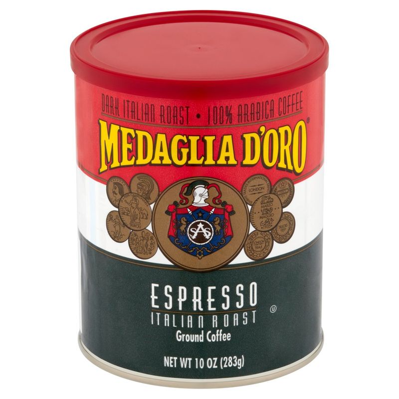 MEDAGLIA D'ORO Espresso Italian Roast Ground Coffee, 10 oz