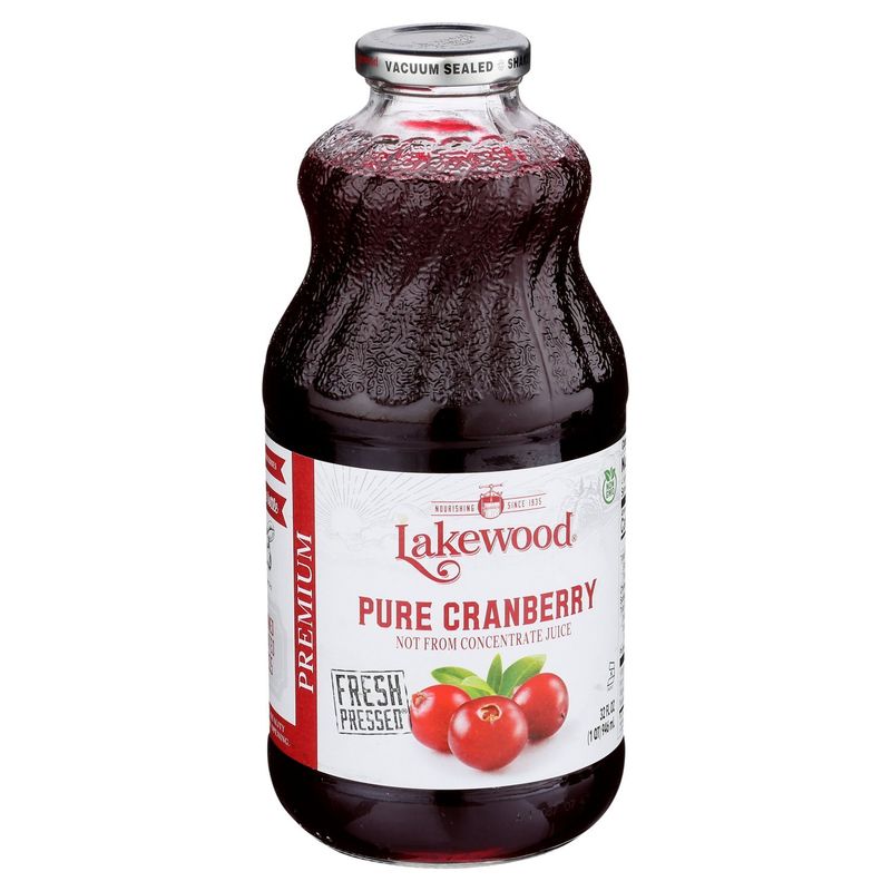 Lakewood Pure Cranberry Juice, 32 fl oz