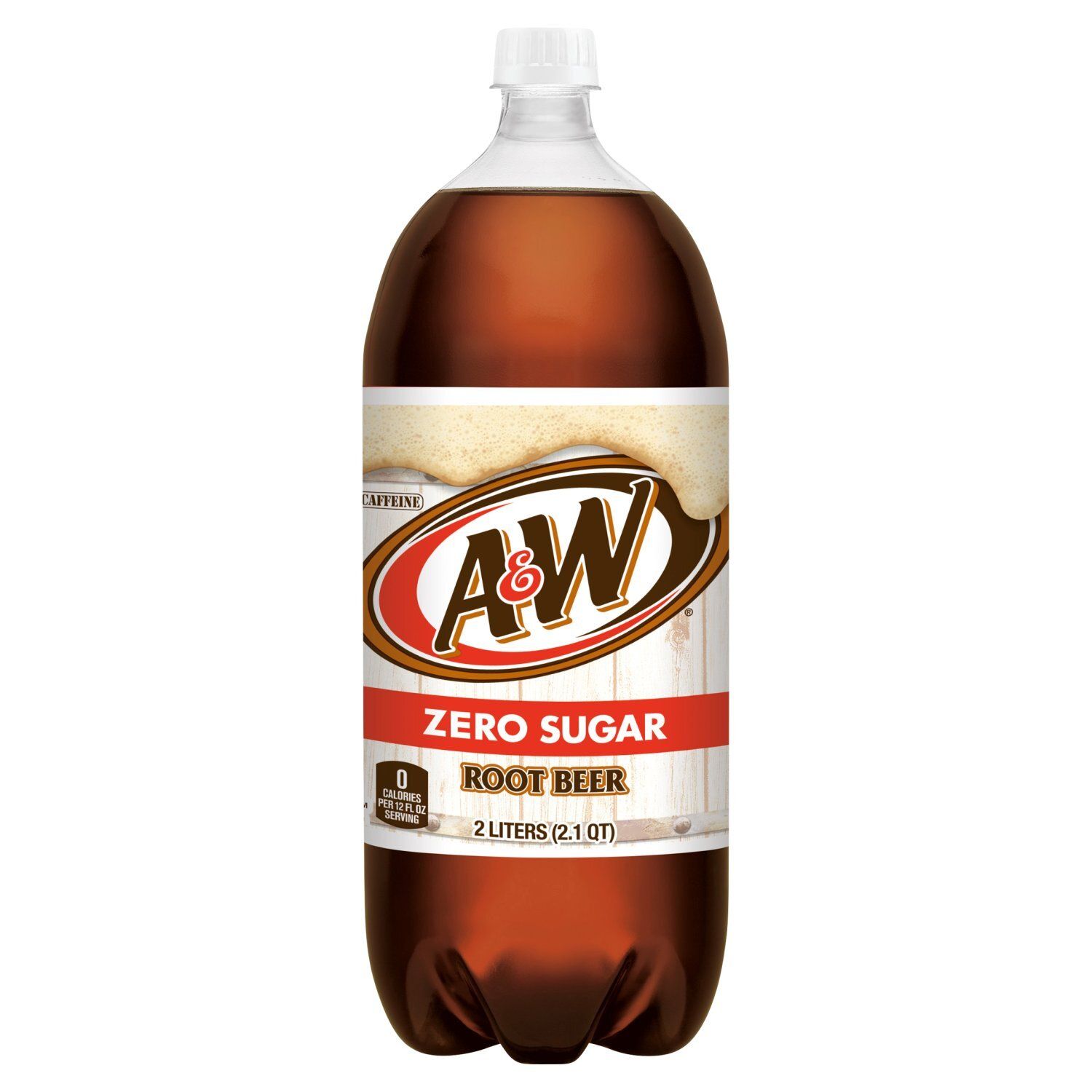 A&amp;W Zero Sugar Root Beer, 2.1 liters