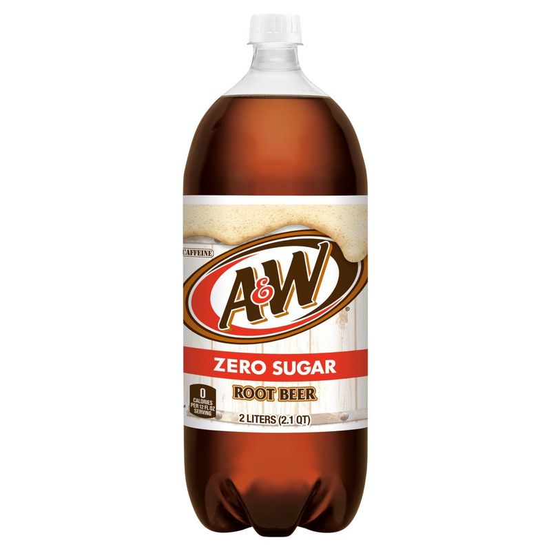A&amp;W Zero Sugar Root Beer, 2.1 liters