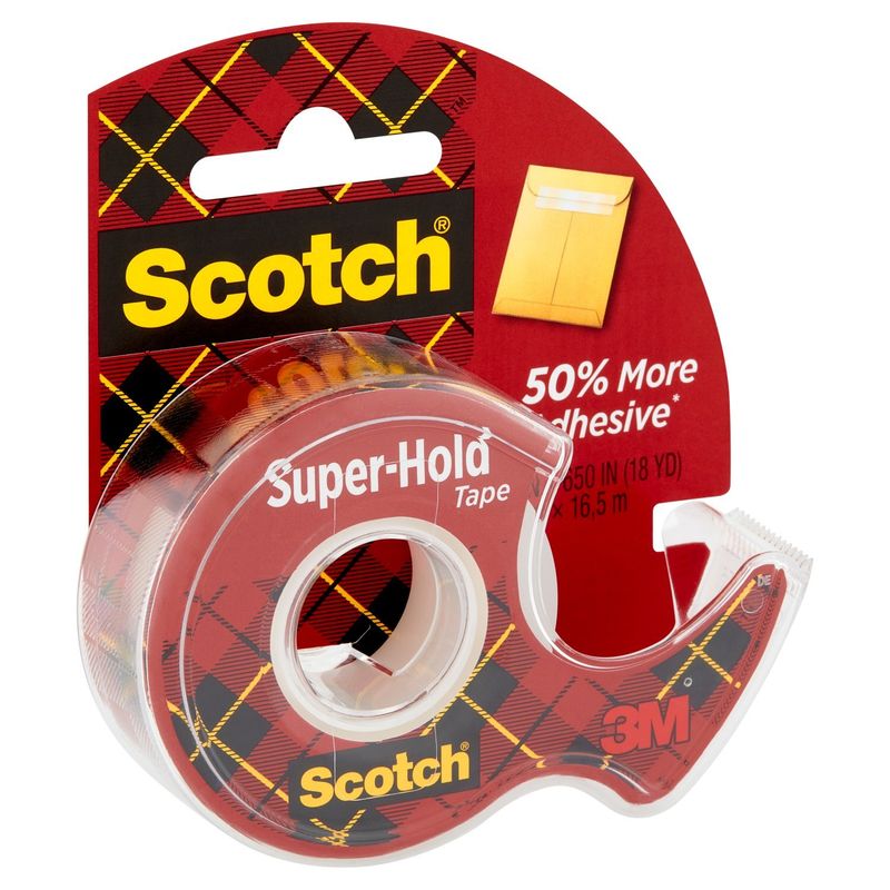 Scotch Super-Hold Tape, 3/4 in x 650