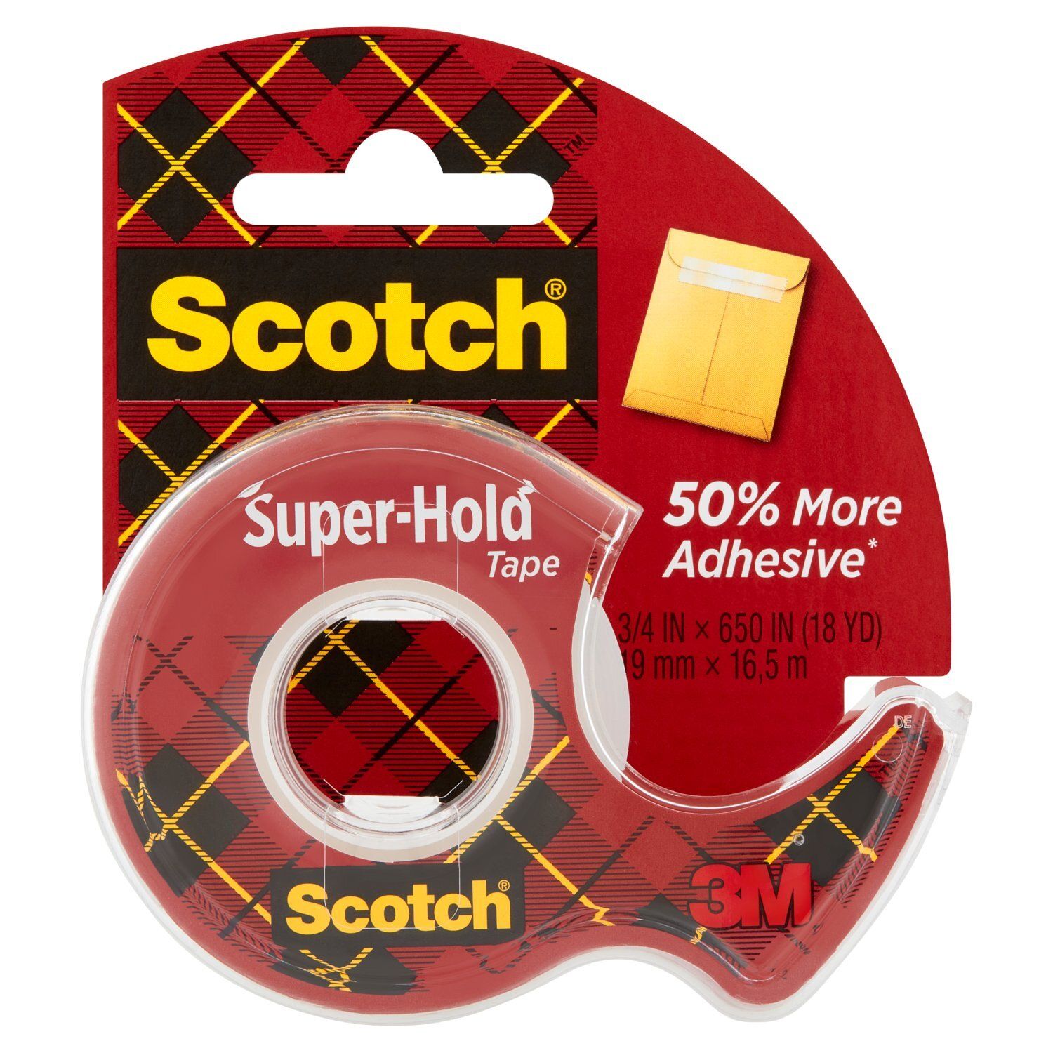Scotch Super-Hold Tape, 3/4 in x 650