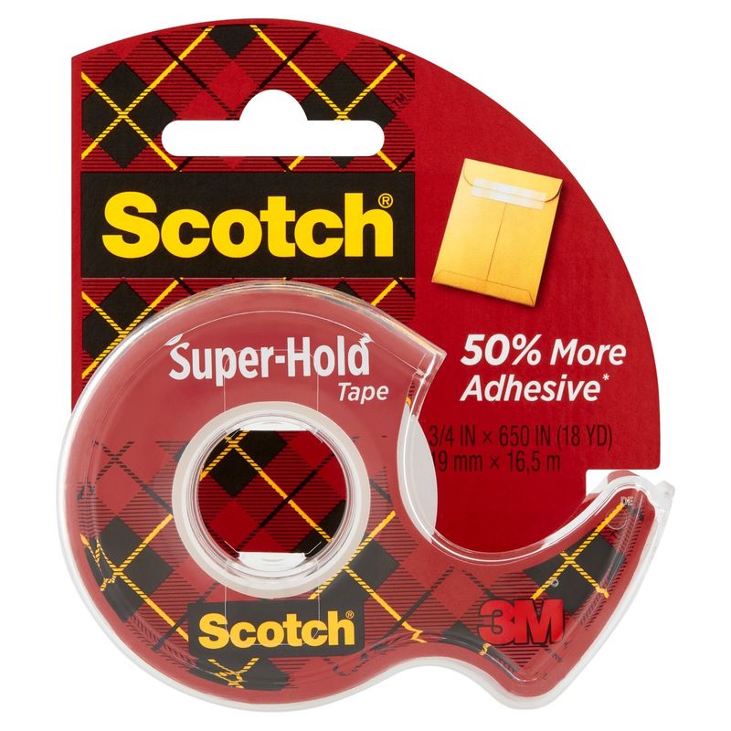 Scotch Super-Hold Tape, 3/4 in x 650