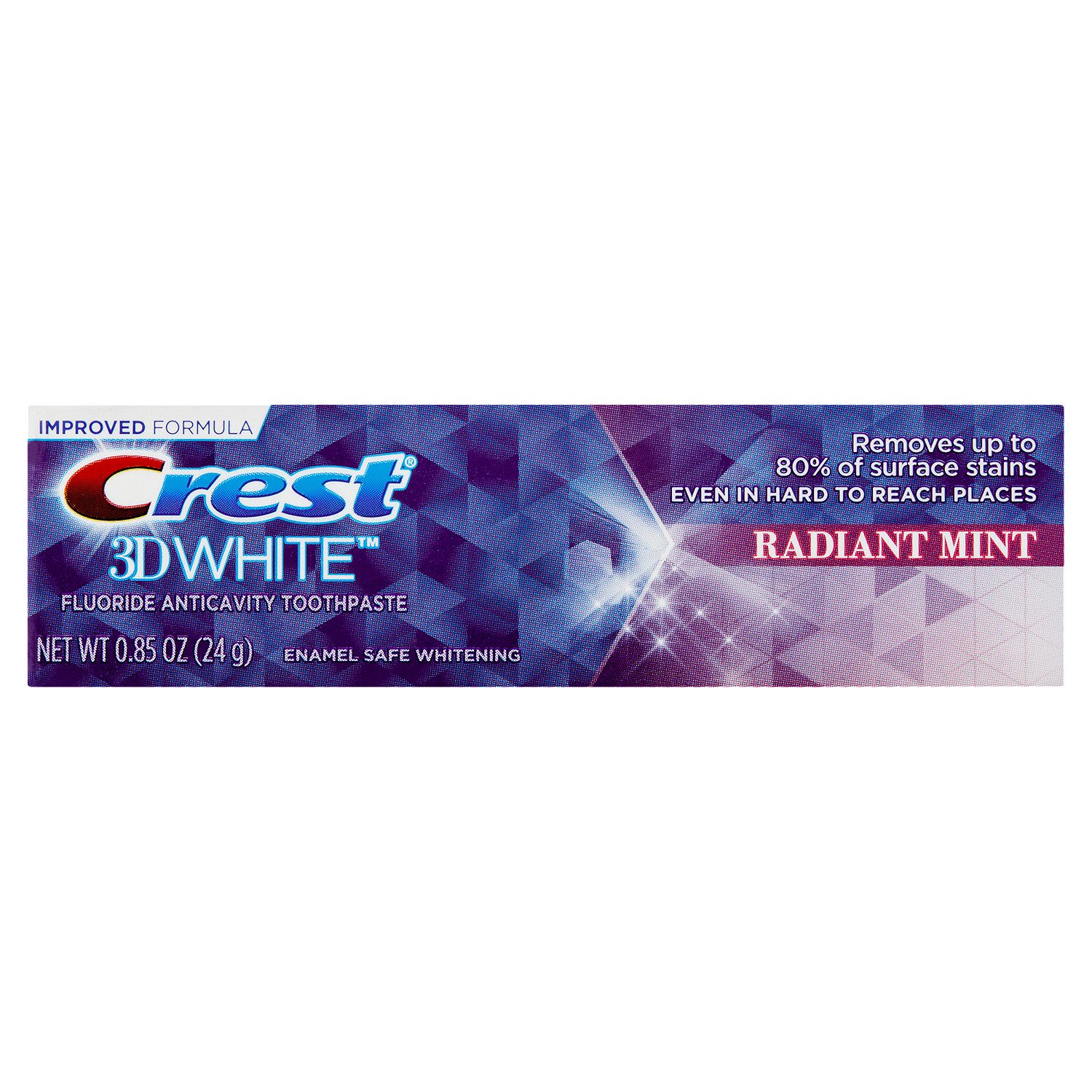 Crest 3D White Radiant Mint Toothpaste, 0.85 oz