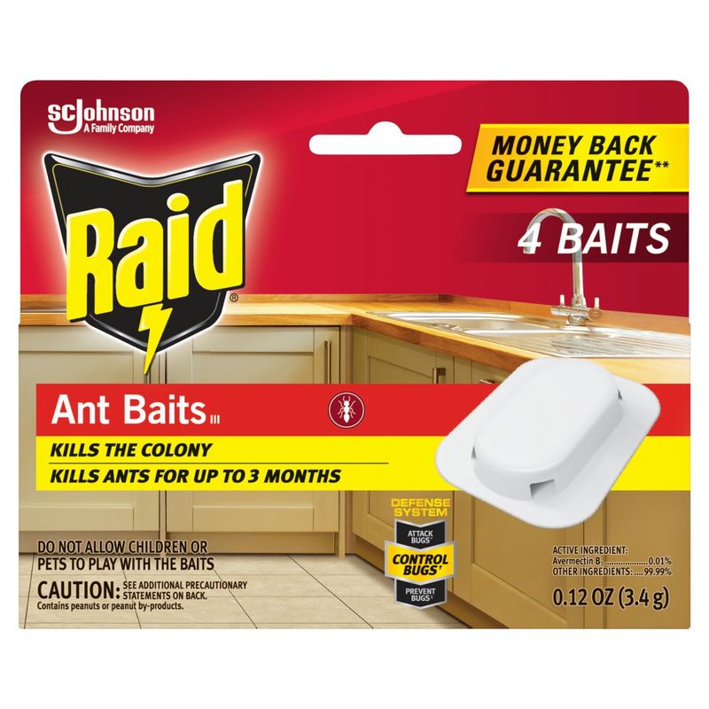 Raid Ant Baits III, 4 count, 0.12 oz