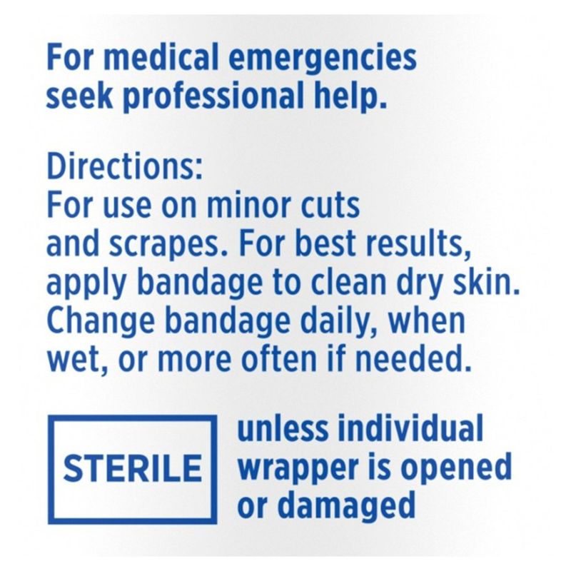Band-Aid Tru-Stay Plastic Adhesive Bandages, 60 count