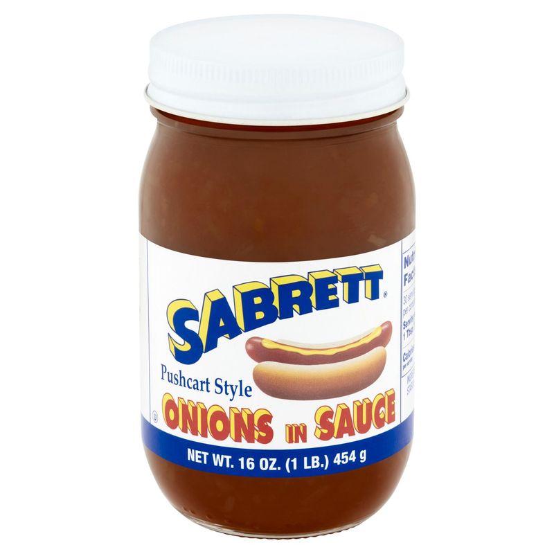 Sabrett Pushcart Style Onions in Sauce, 16 oz