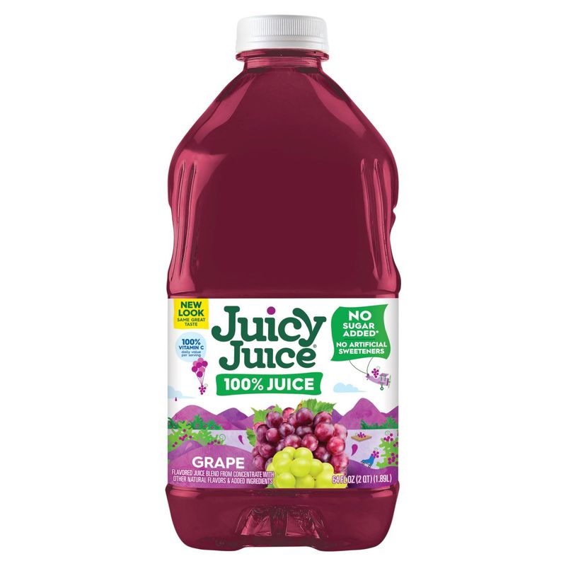 Juicy Juice Grape 100% Juice, 64 fl oz