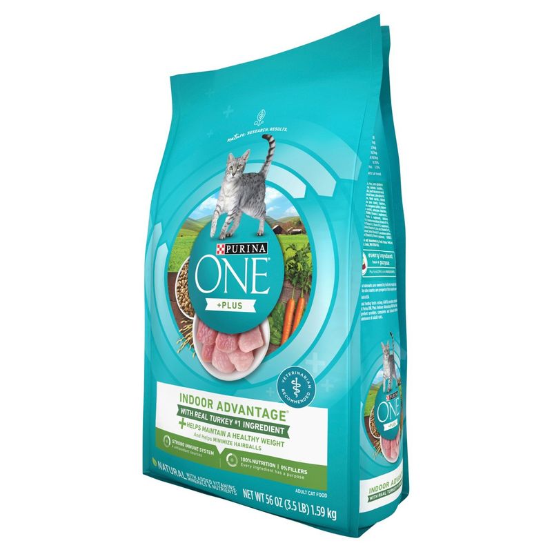 Purina ONE +Plus Indoor Advantage Adult Cat Food, 56 oz