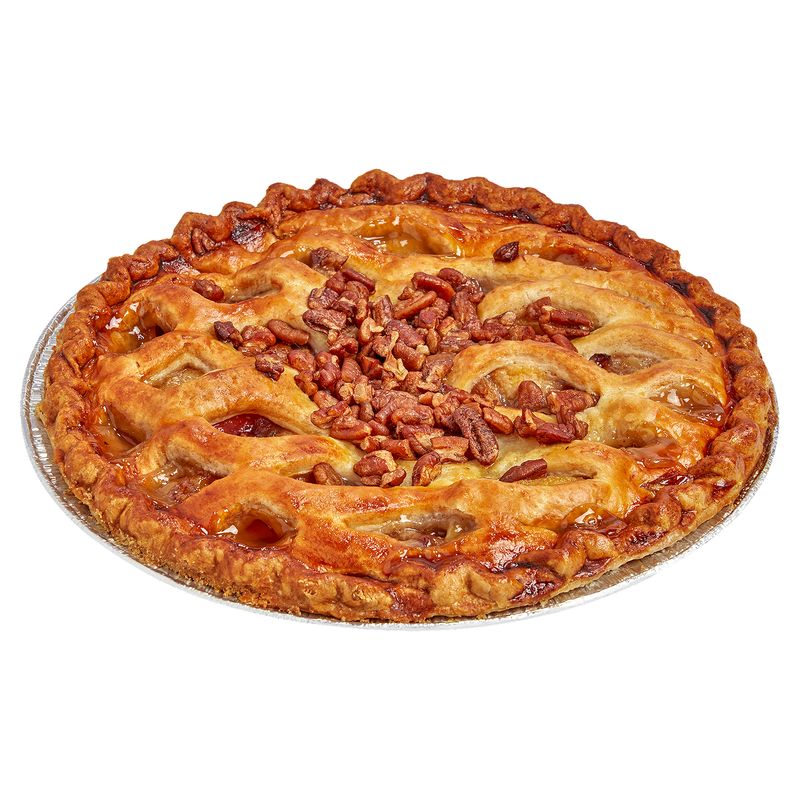Gourmet Peach Praline Lattice Pie, 37 oz.