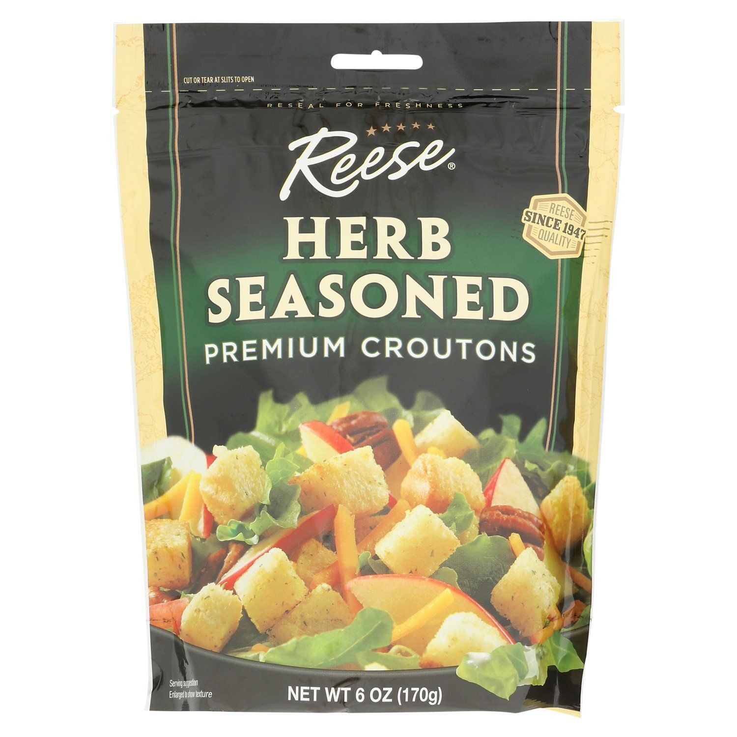 Reese Herb Seasoned Premium Croutons, 6 oz