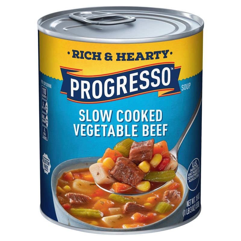 PROGRESSO Slow Cooked Vegetable Beef Soup, 19 oz