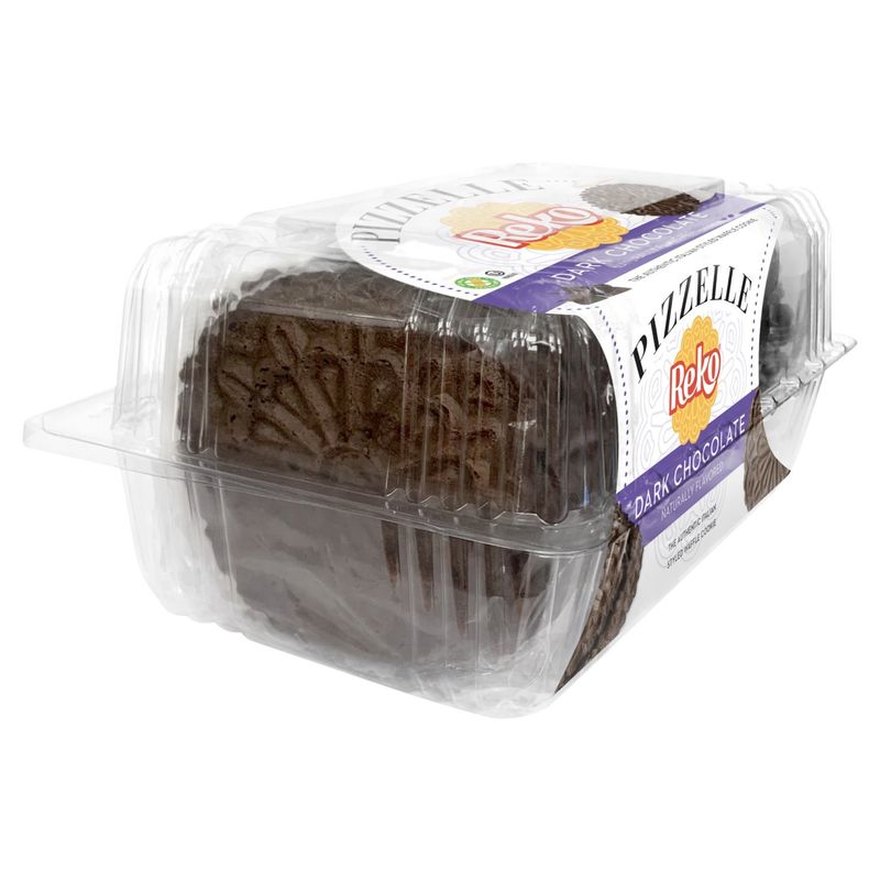 Reko Dark Chocolate Pizzelle, 7 oz