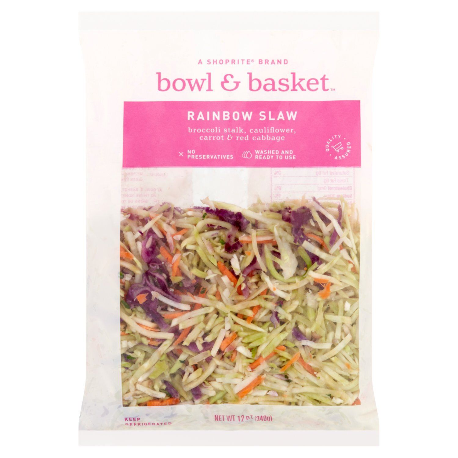 Bowl &amp; Basket Rainbow Slaw, 12 oz