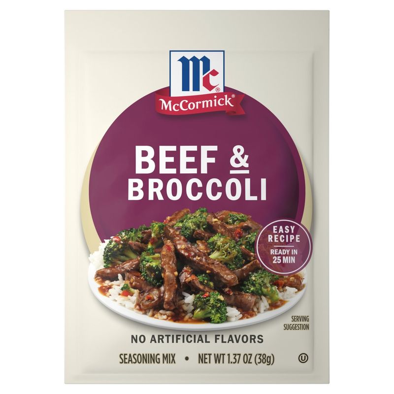 McCormick Beef &amp; Broccoli Seasoning Mix, 1.37 oz