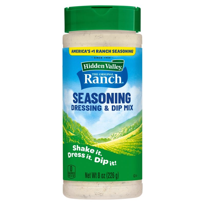 Hidden Valley The Original Ranch Seasoning Dressing and Dip Mix, 8 oz