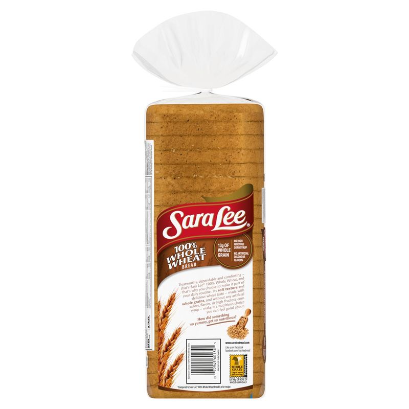 Sara Lee 100% Whole Wheat Bread, 1 lb 4 oz