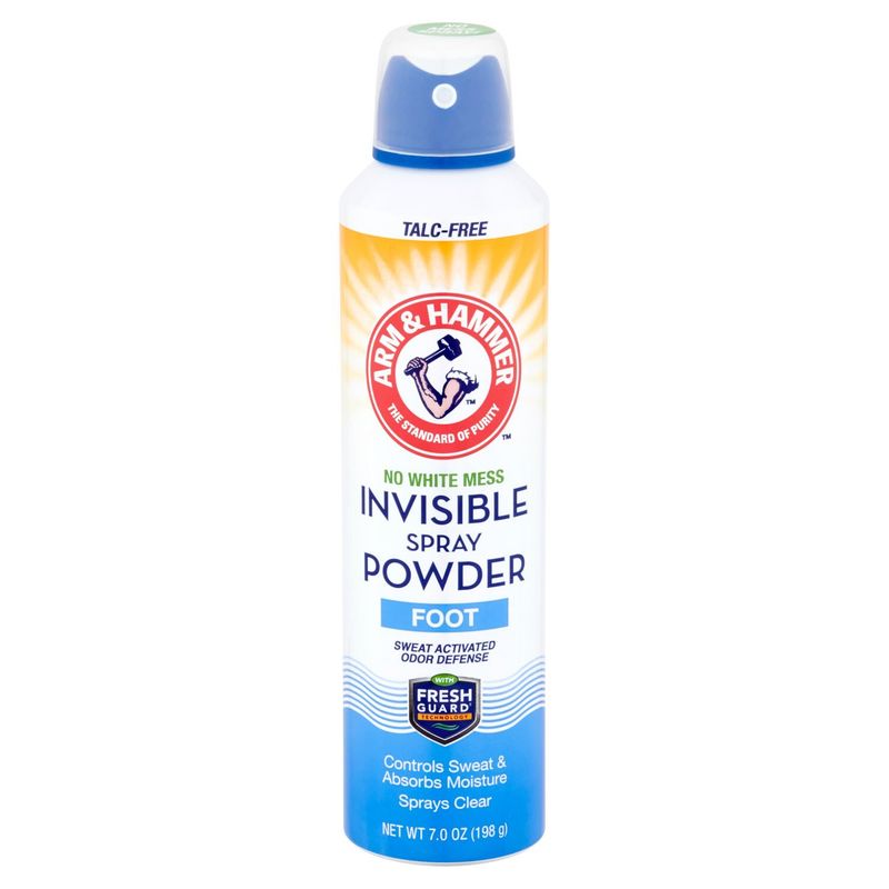 Arm &amp; Hammer Invisible Spray Foot Powder, 7.0 oz
