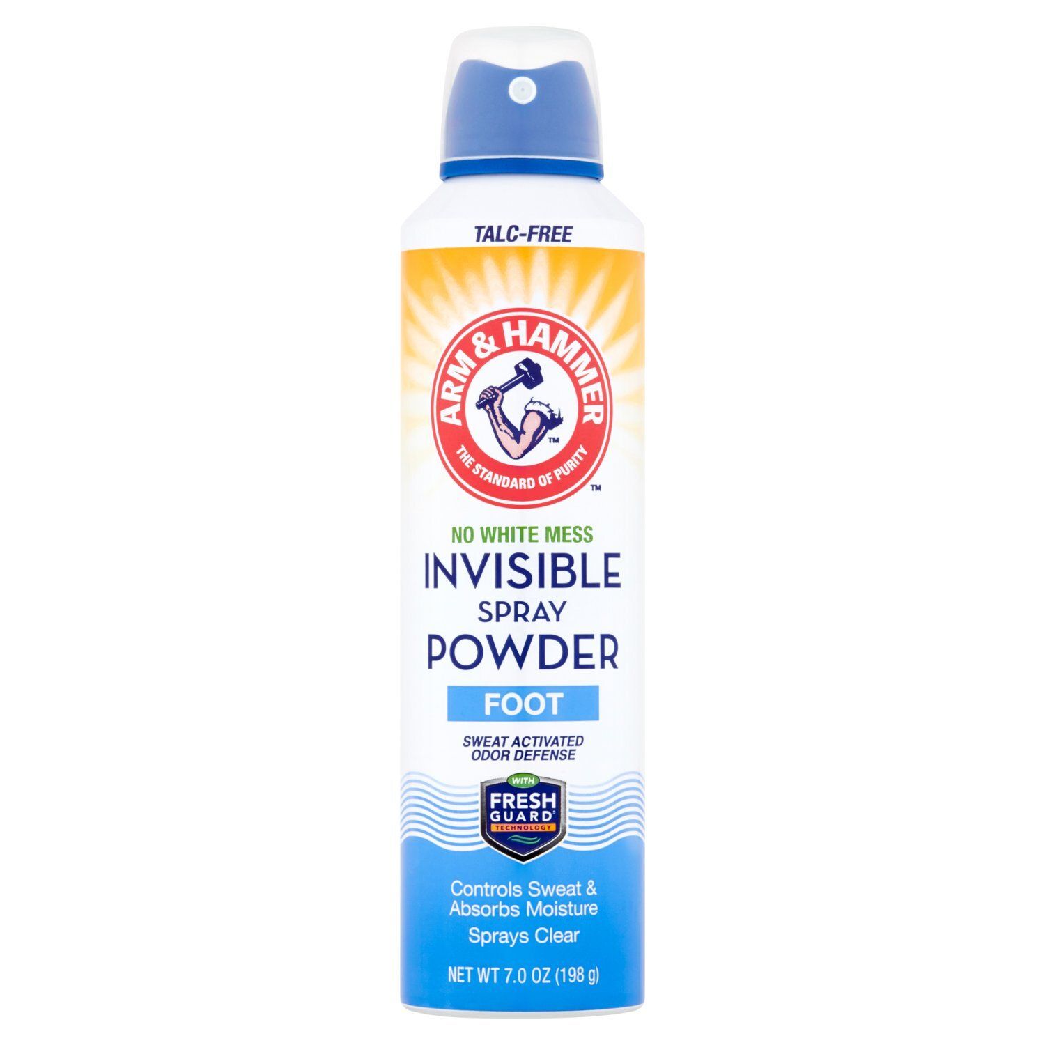 Arm &amp; Hammer Invisible Spray Foot Powder, 7.0 oz