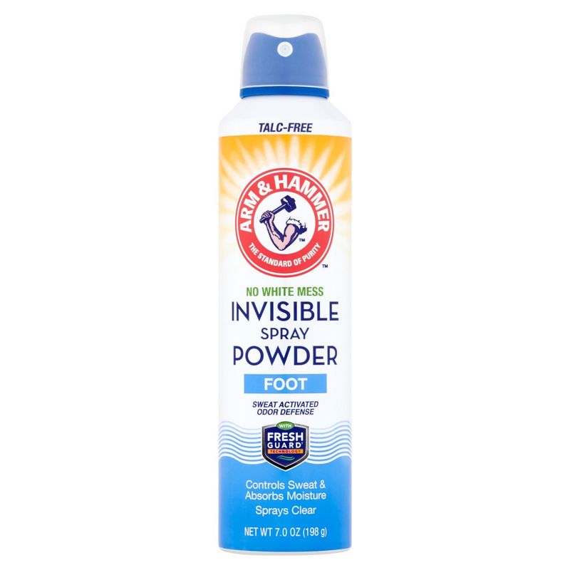 Arm &amp; Hammer Invisible Spray Foot Powder, 7.0 oz