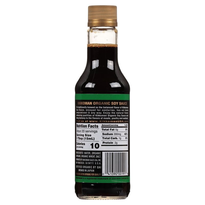Kikkoman Organic Soy Sauce, 10 fl oz