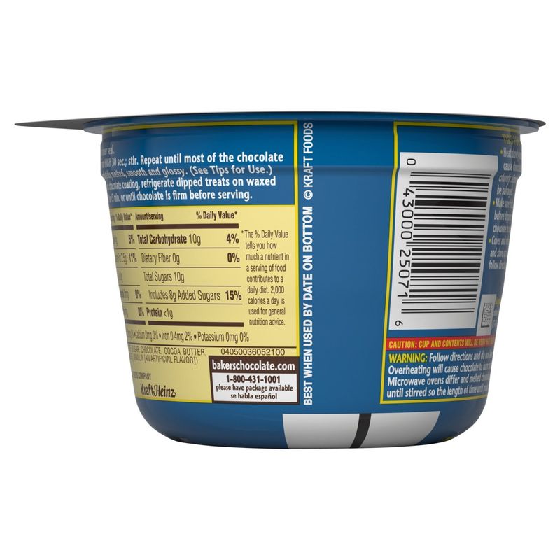 Baker's Real Milk Dipping Chocolate, 7 oz