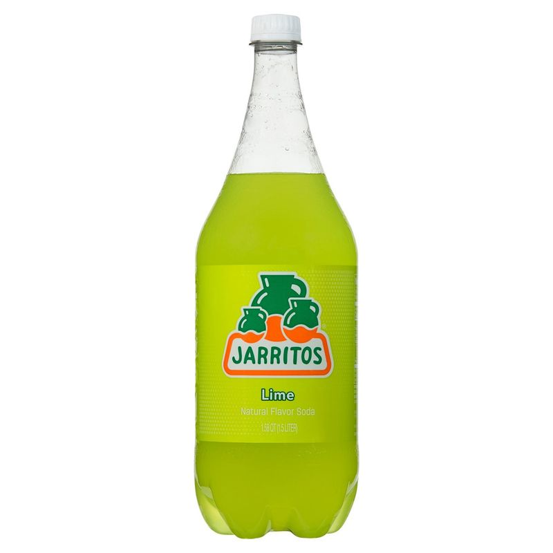 Jarritos Lime Natural Flavor Soda, 1.5 liter