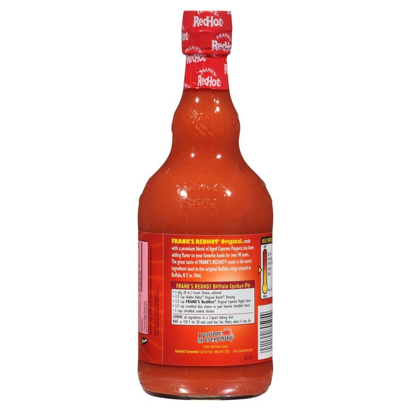 Frank's RedHot Original Cayenne Pepper Sauce, 23 fl oz