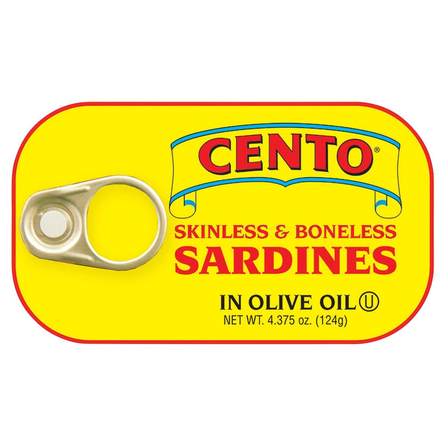 CENTO Skinless &amp; Boneless Sardines in Olive Oil, 4.375 oz