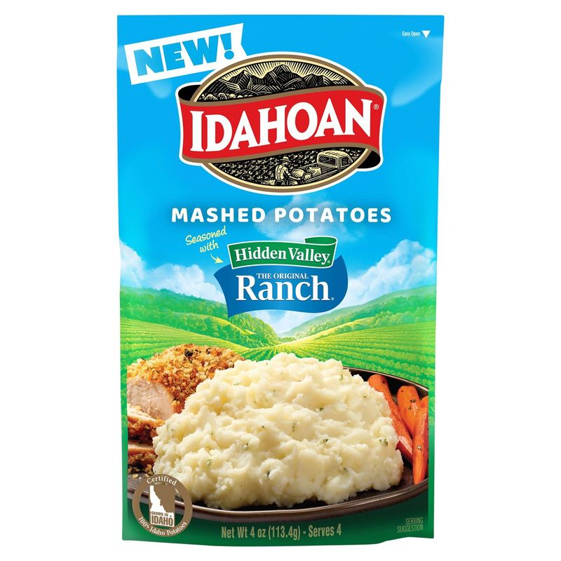 Idahoan Seasoned with Hidden Valley the Original Ranch Mashed Potatoes, 4 oz