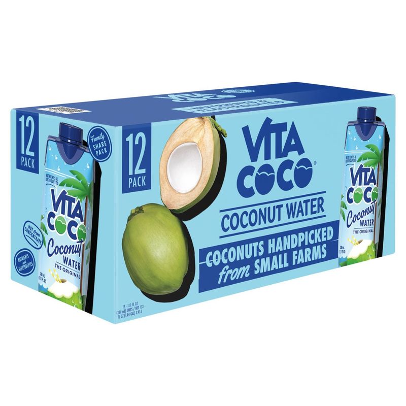 Vita Coco The Original Coconut Water Family Share Pack, 11.1 fl oz, 12 count