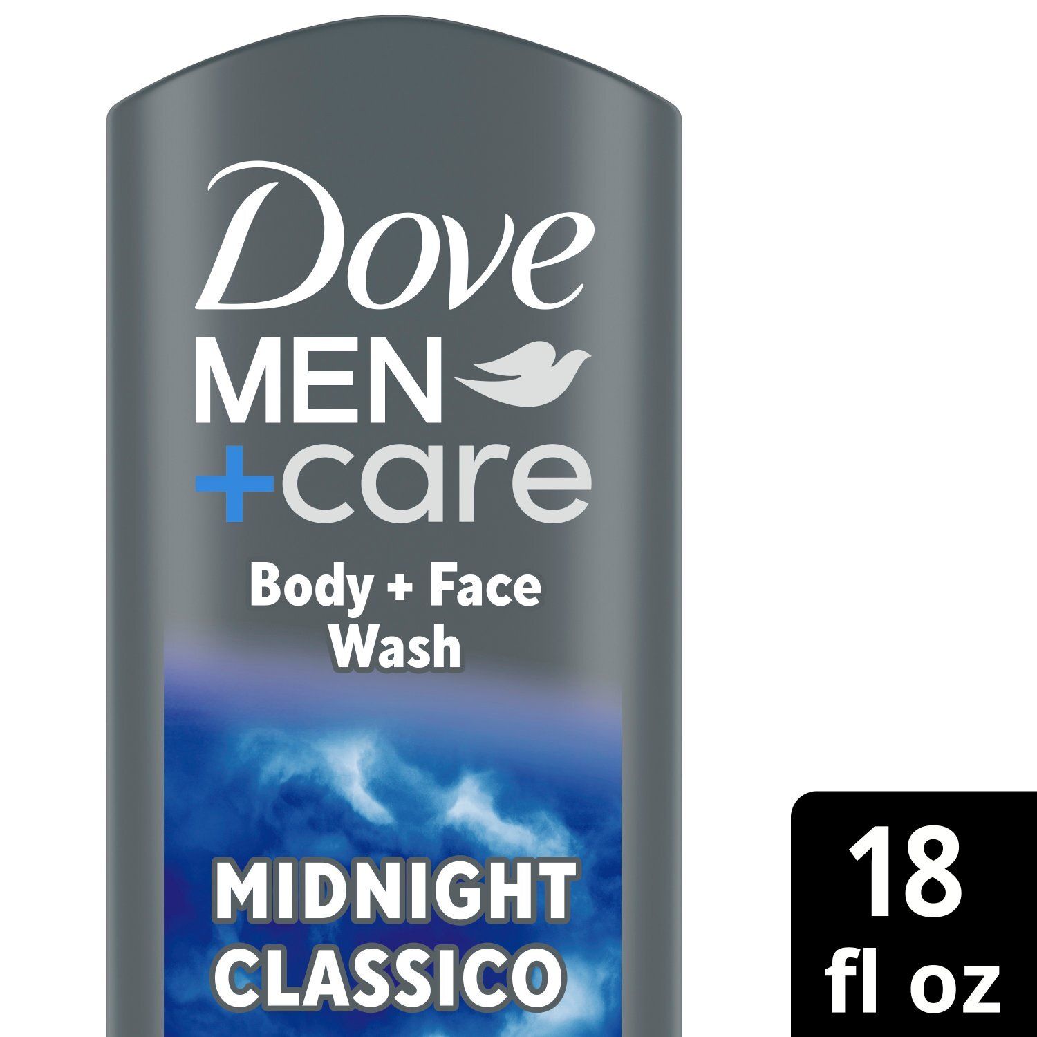 Dove Men+Care Wind Down Midnight Classico Body + Face Wash, 18 fl oz